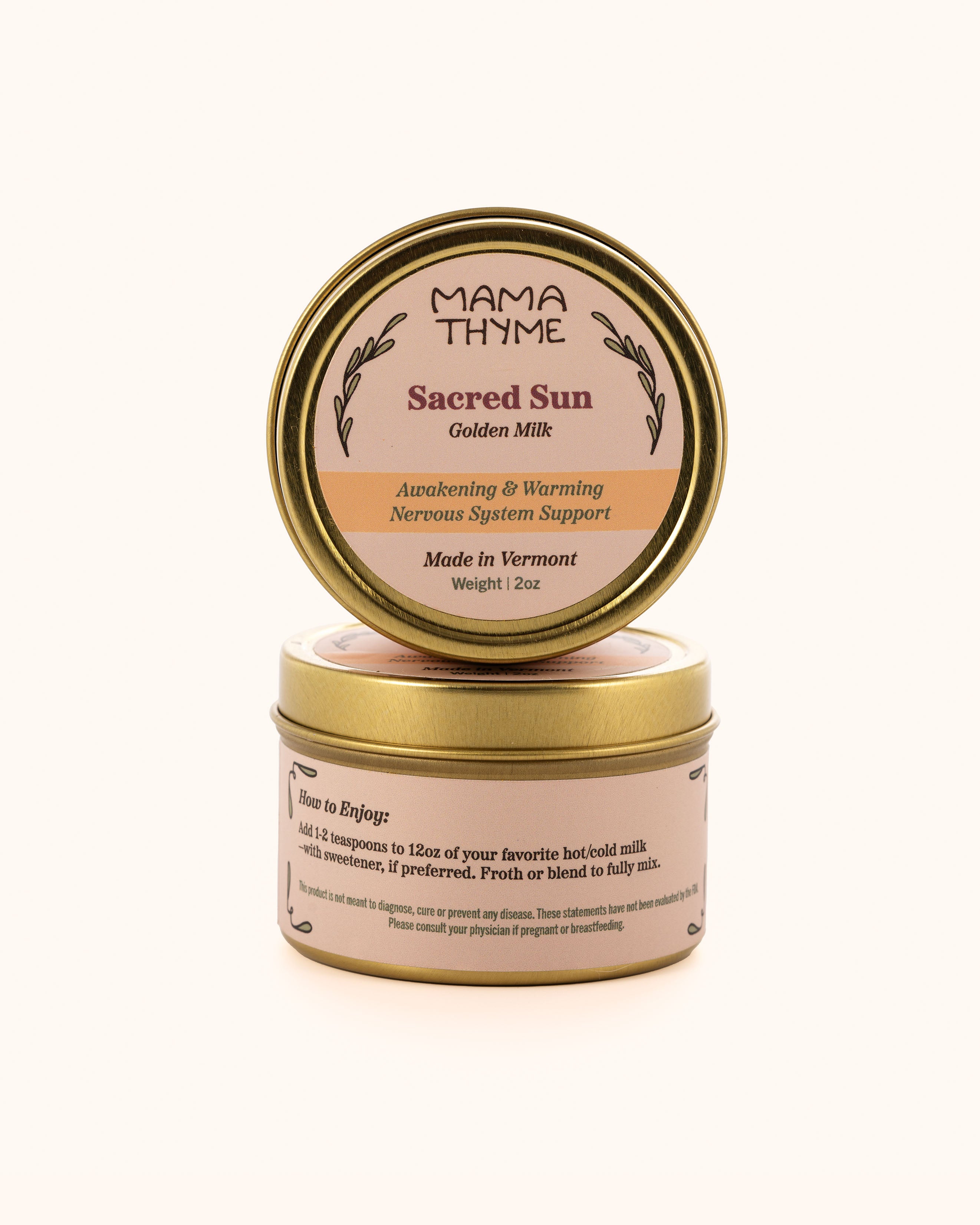 Sacred Sun Golden Milk (Pack of 2)