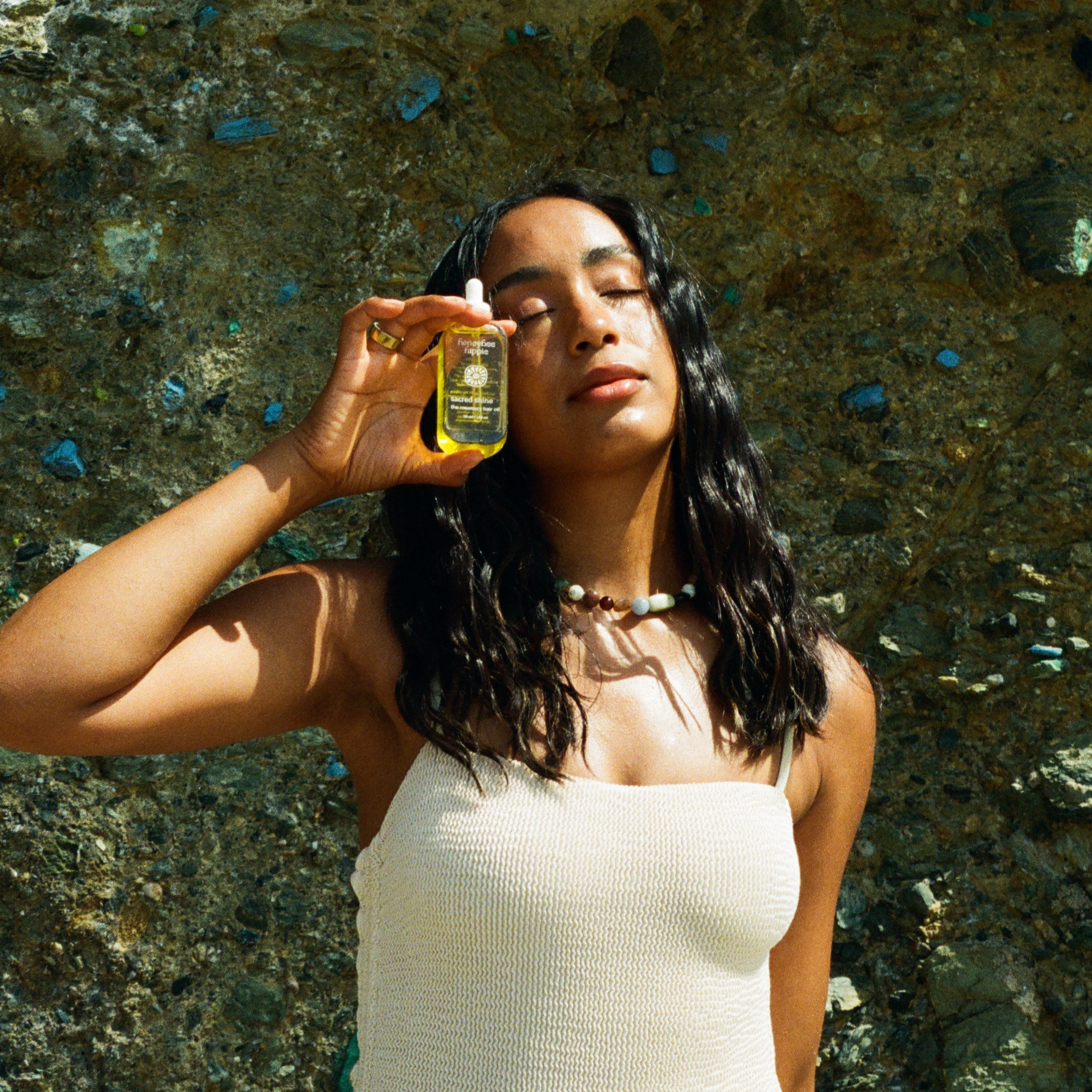sacred shine hair oil