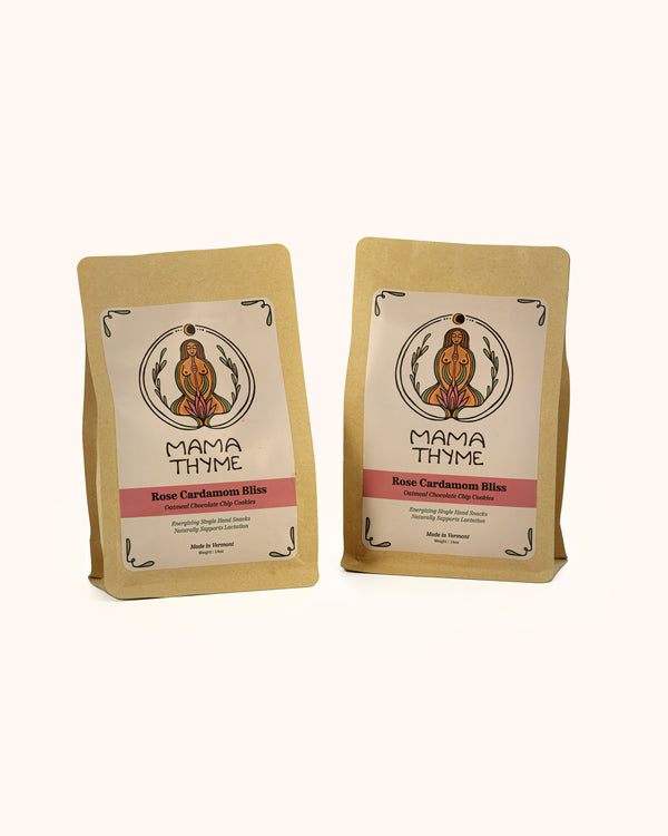 Lactation Cookie Mix - Rose Cardamom Oatmeal Chocolate Chip (Pack of 2)